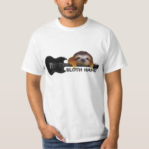 Sloth-Handgitarrist-T - Shirt