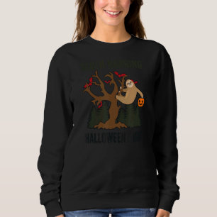 Sloth Hangween Halloween Night Halloween Sloth Sweatshirt