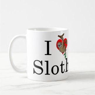 Sloth-Herz-Tasse Tasse