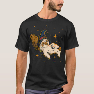 Sloth Hexe Niedliches Halloween Design für Sloth L T-Shirt