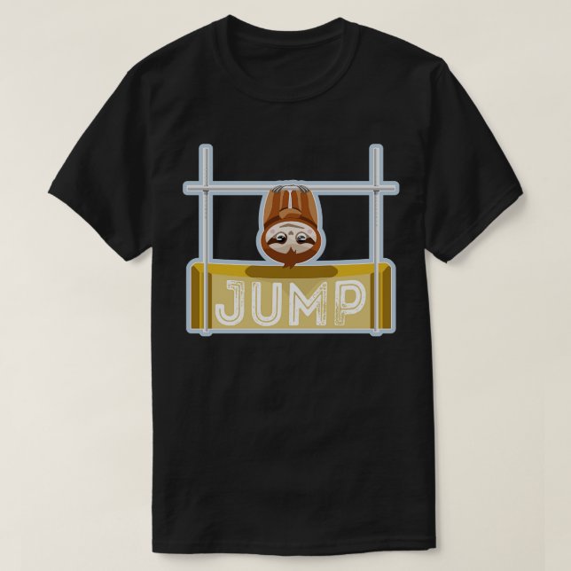 Sloth High Jump Athletics T-Shirt (Design vorne)