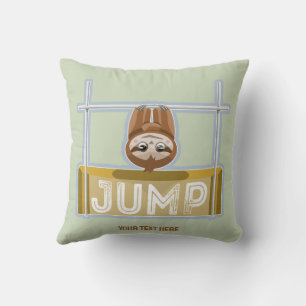 Sloth High Jump Kissen