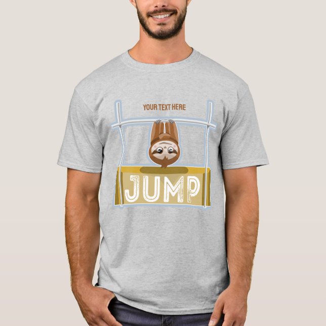 Sloth High Jump T-Shirt (Vorderseite)