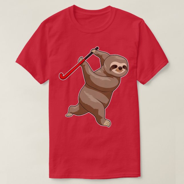 Sloth Hockey Hockey T-Shirt (Design vorne)