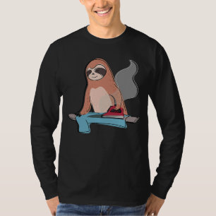 Sloth Ironing Household Lazy Niedlich Sloth T-Shirt
