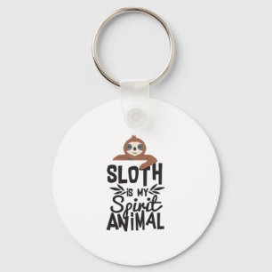 Sloth ist mein Geist-tierischer lustiger Schlüsselanhänger