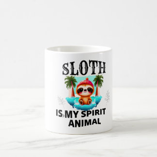 Sloth ist mein Geisttier - Niedliche Kaffee-Tasse Kaffeetasse