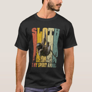 Sloth ist mein Spirit Animal Niedlich Sloth Funny T-Shirt