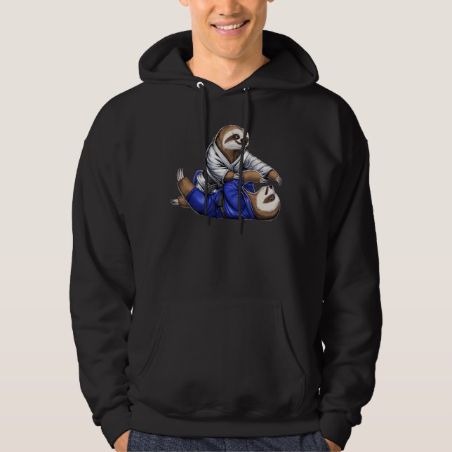 Sloth Jiu-Jitsu Wrestlers Hoodie (Vorderseite)