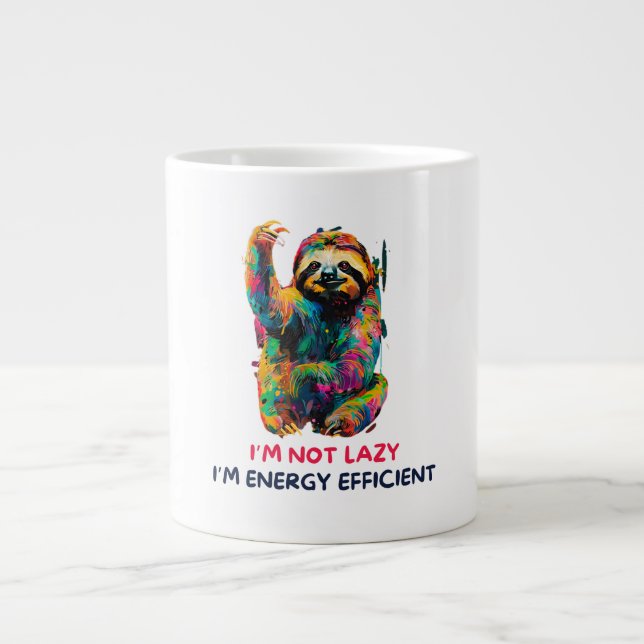Sloth Jumbo-Tasse (Vorderseite)