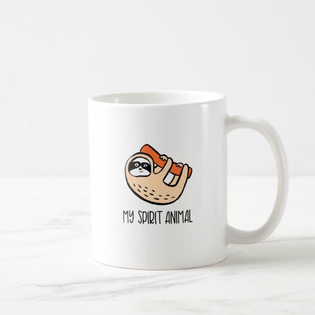 Sloth Kaffee-Tasse Kaffeetasse (Rechts)