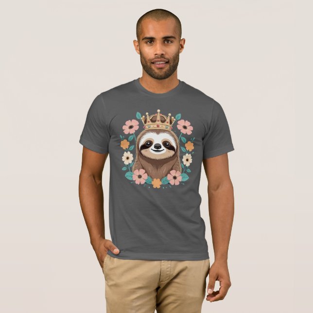 Sloth King T-Shirt (Vorne ganz)