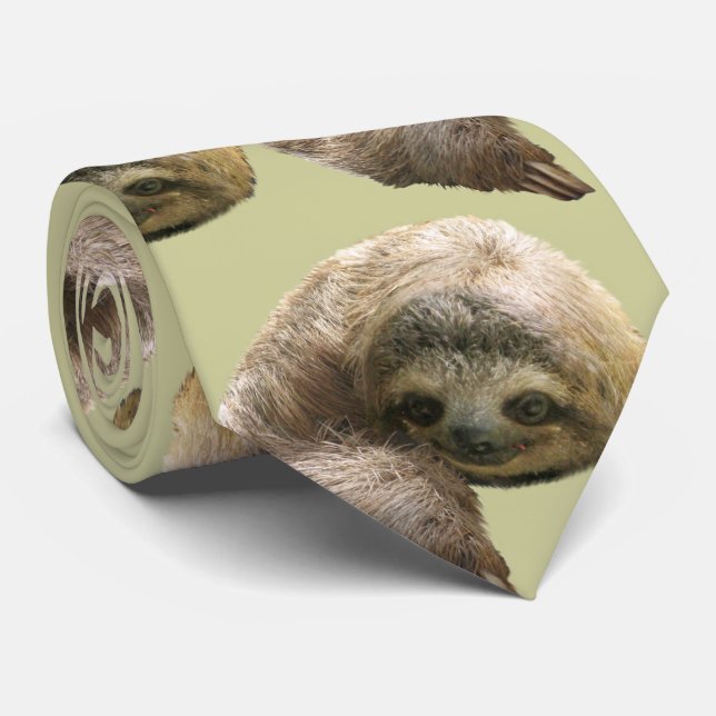 Sloth Krawatte (Gerollt)