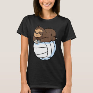 Sloth Lazy Animal Volleyball Sport Wild Tree T-Shirt