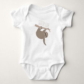 Sloth-Leben-T - Shirt-Baby Baby Strampler