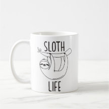 Sloth-Leben-Tasse