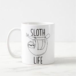 Sloth-Leben-Tasse Kaffeetasse