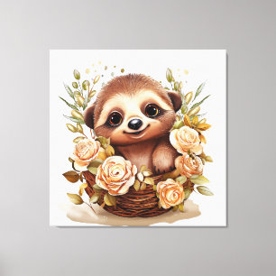 Sloth Leinwanddruck