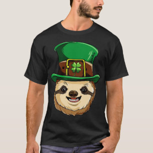 Sloth Leprechaun St Patricks Day for Animal Lover T-Shirt