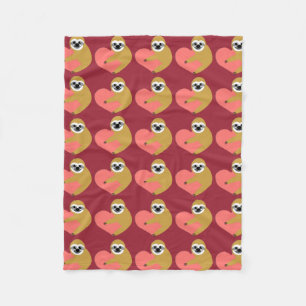 Sloth-Liebe Fleecedecke