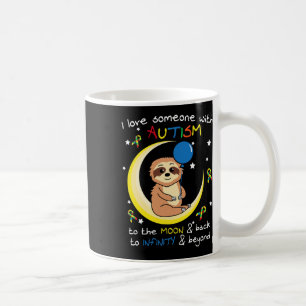 Sloth Liebe Jemand mit Puzzle Cool Autismus Awaren Kaffeetasse