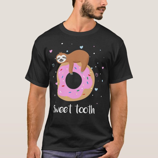 Sloth Lieben Skateboard Archäologie T-Shirt (Vorderseite)