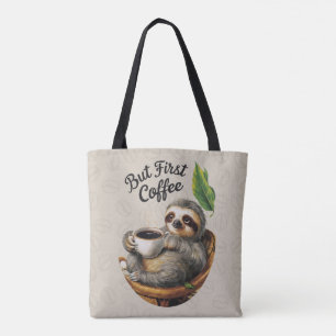 Sloth Love Coffee Tasche