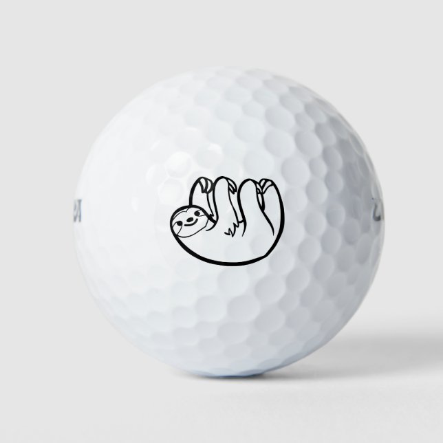 Sloth lustig golfball (Vorderseite)