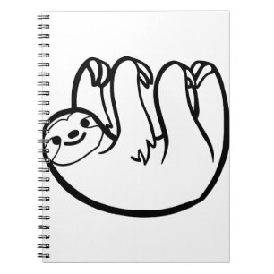 Sloth lustig notizblock