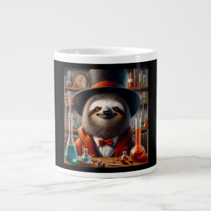 Sloth Mad Scientist Jumbo-Tasse