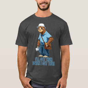 Sloth Mailman - Funny And Rude Mailman Postal Work T-Shirt