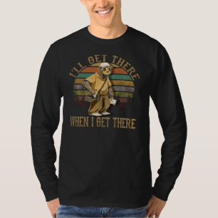 Sloth Mailman Funny und Rude Mailman Postarbeiter T-Shirt
