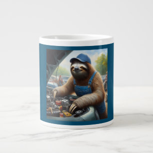 Sloth Mechanic Jumbo-Tasse