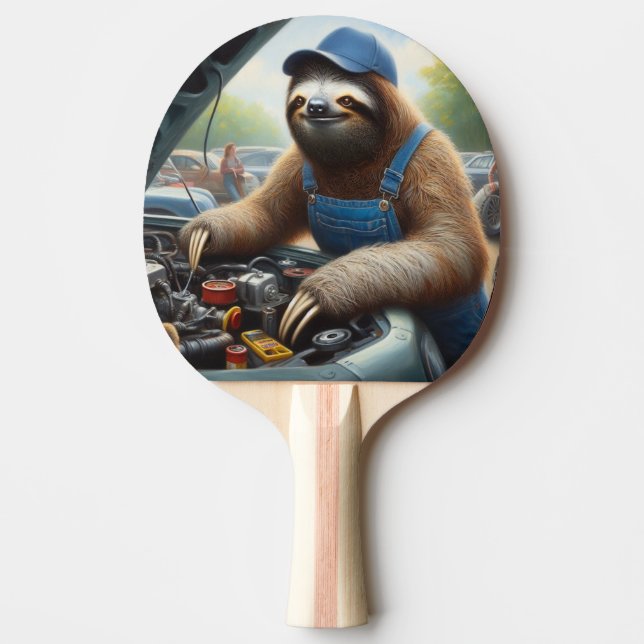Sloth Mechanic Tischtennis Schläger (Vorderseite)