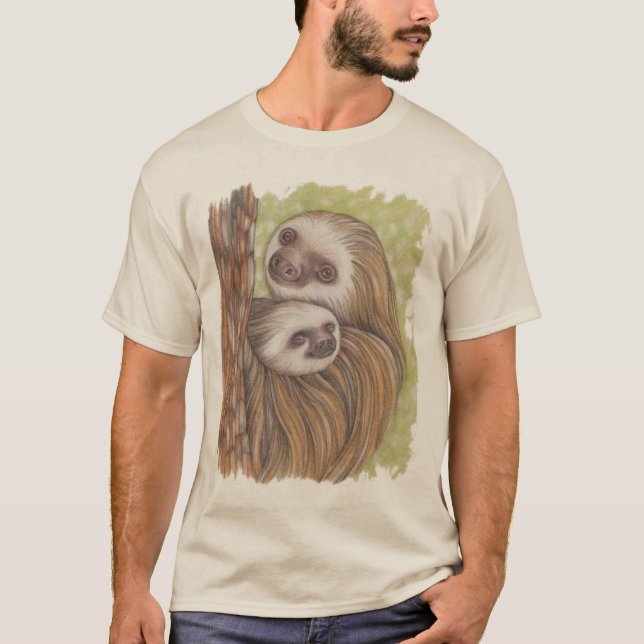 Sloth mit Baby-T - Shirt (Vorderseite)