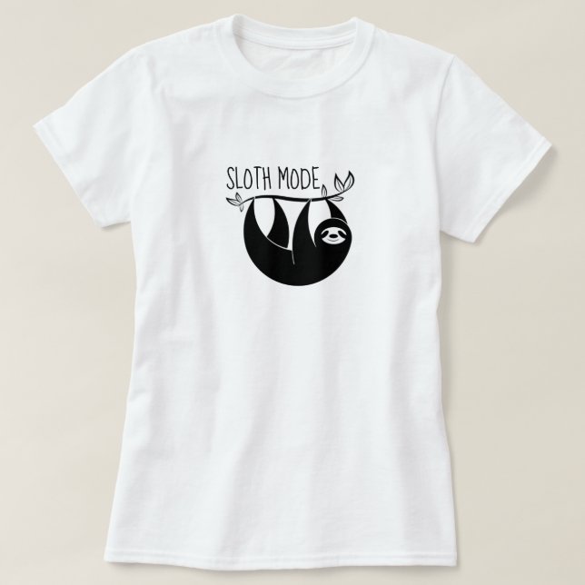 Sloth Mode Basic-T - Shirt (Design vorne)