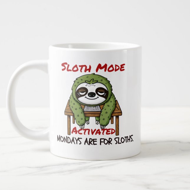 Sloth-Modus aktiviert Jumbo-Tasse (Links)