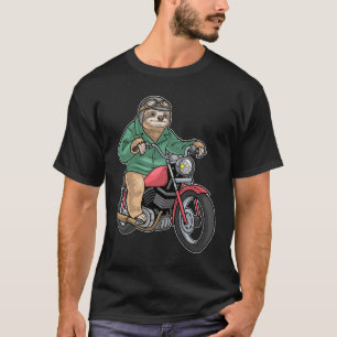 Sloth Motorrad T-Shirt
