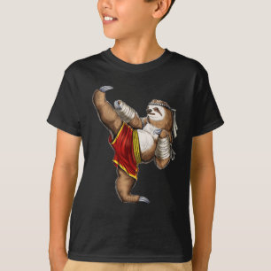 Sloth Muay Thai Fighter T-Shirt