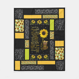 Sloth My Only Sunshine Fleecedecke