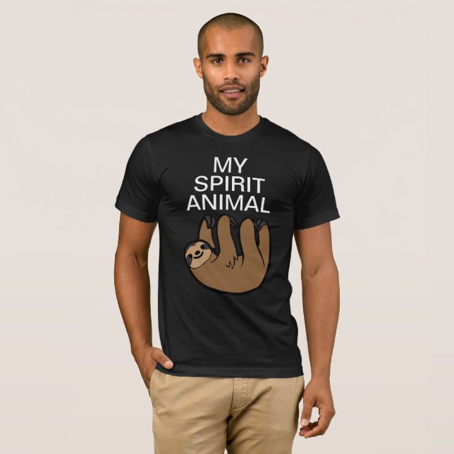 Sloth My spirit animal T-Shirt (Vorne ganz)