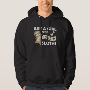 Sloth Niedlicher Tiere für Girls Funny Hoodie