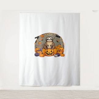 Sloth-o-ween Classic-T - Shirt Wandteppich