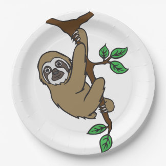 Sloth-PapierTeller Pappteller