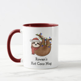 Sloth Personalisiert Hot Coco Tasse