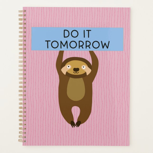 Sloth Planner Planer (Vorderseite)