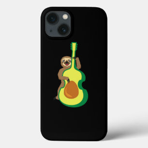 Sloth Playing Cello Musikinstrument Avocado Lov Case-Mate iPhone Hülle