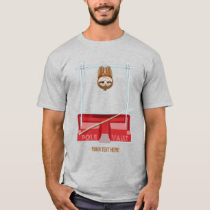 Sloth Pole Vault Athletics T-Shirt