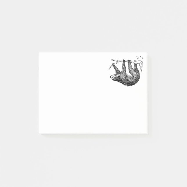 Sloth Post-it Klebezettel (Vorderseite)