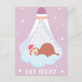 Sloth Postcard Postkarte